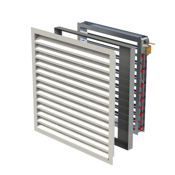 WL-combi - Weather Louvre Combination units